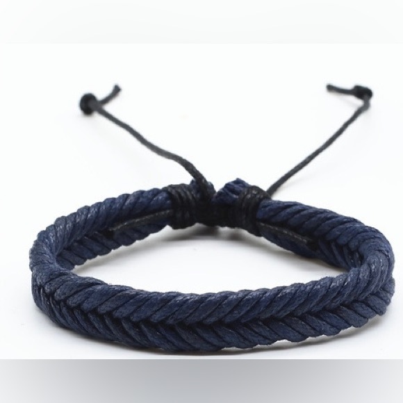 Vintage 3 Piece Adjustable Rope Bracelet Set - Picture 4 of 4